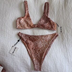 Skatie Snake Print Bikini